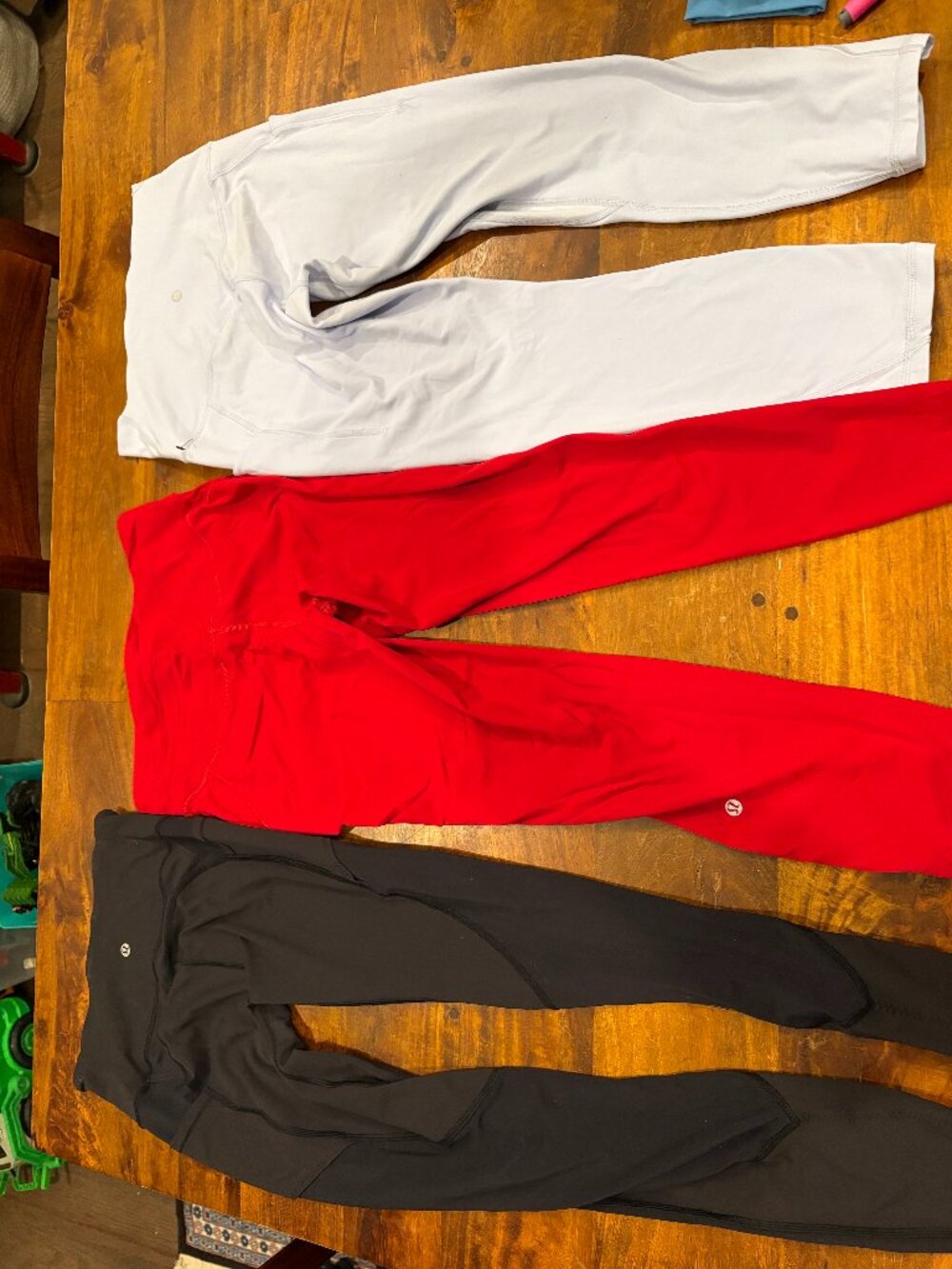 Lululemon Leggings lot of three Sz 8